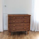 Commode en rotin