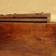 Antique solid walnut chest of drawers with scrolls