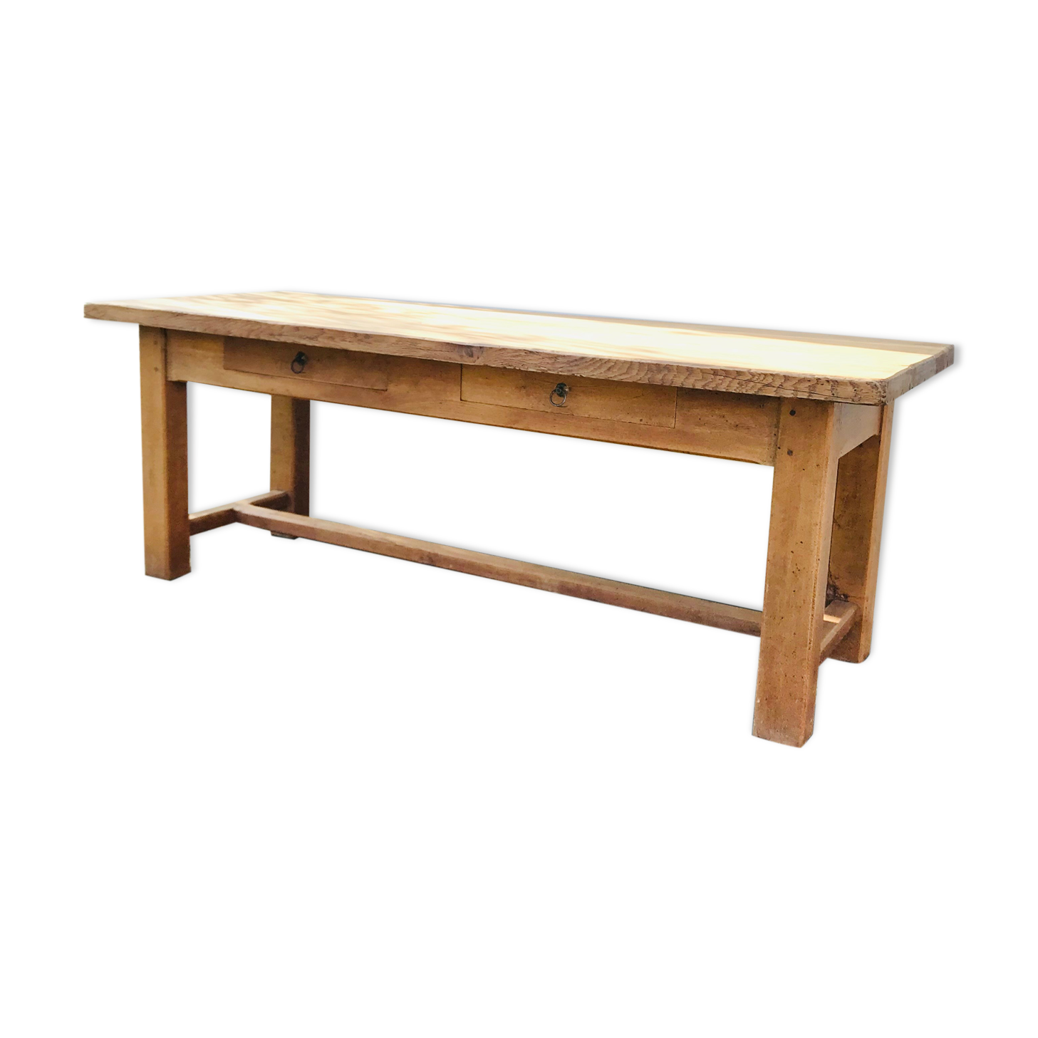 Massive old oak farm table