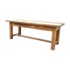 Massive old oak farm table