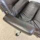 Leather office chair, martin Stoll design, 1970