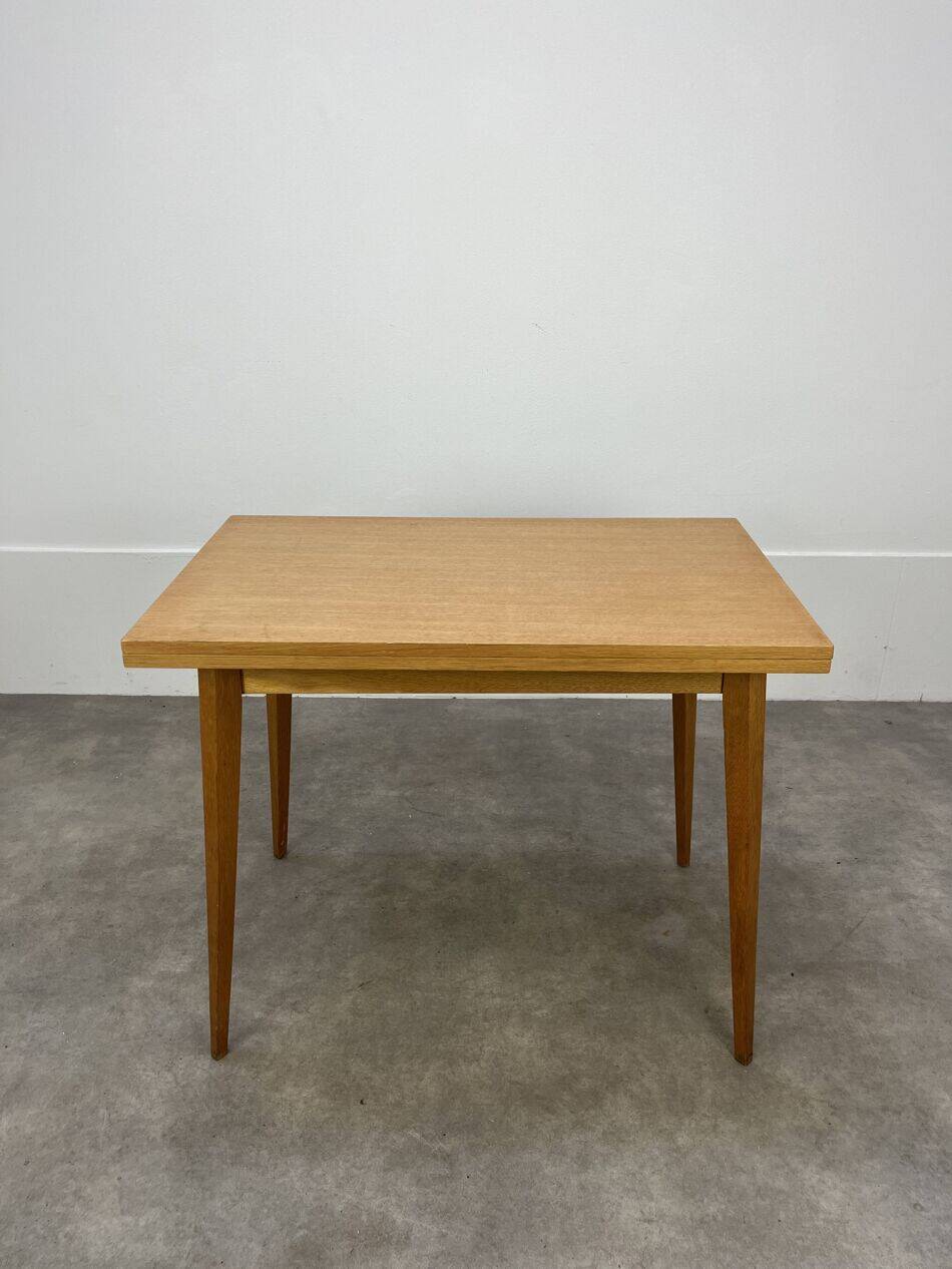 Compass leg table, 1950s, vintage.