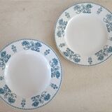 4 plates Sarreguemines 1900