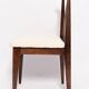 Chaise Mid-Century en Bouclé ivoire crème et bois de hêtre par M. Zielinski, Europe, 1960s