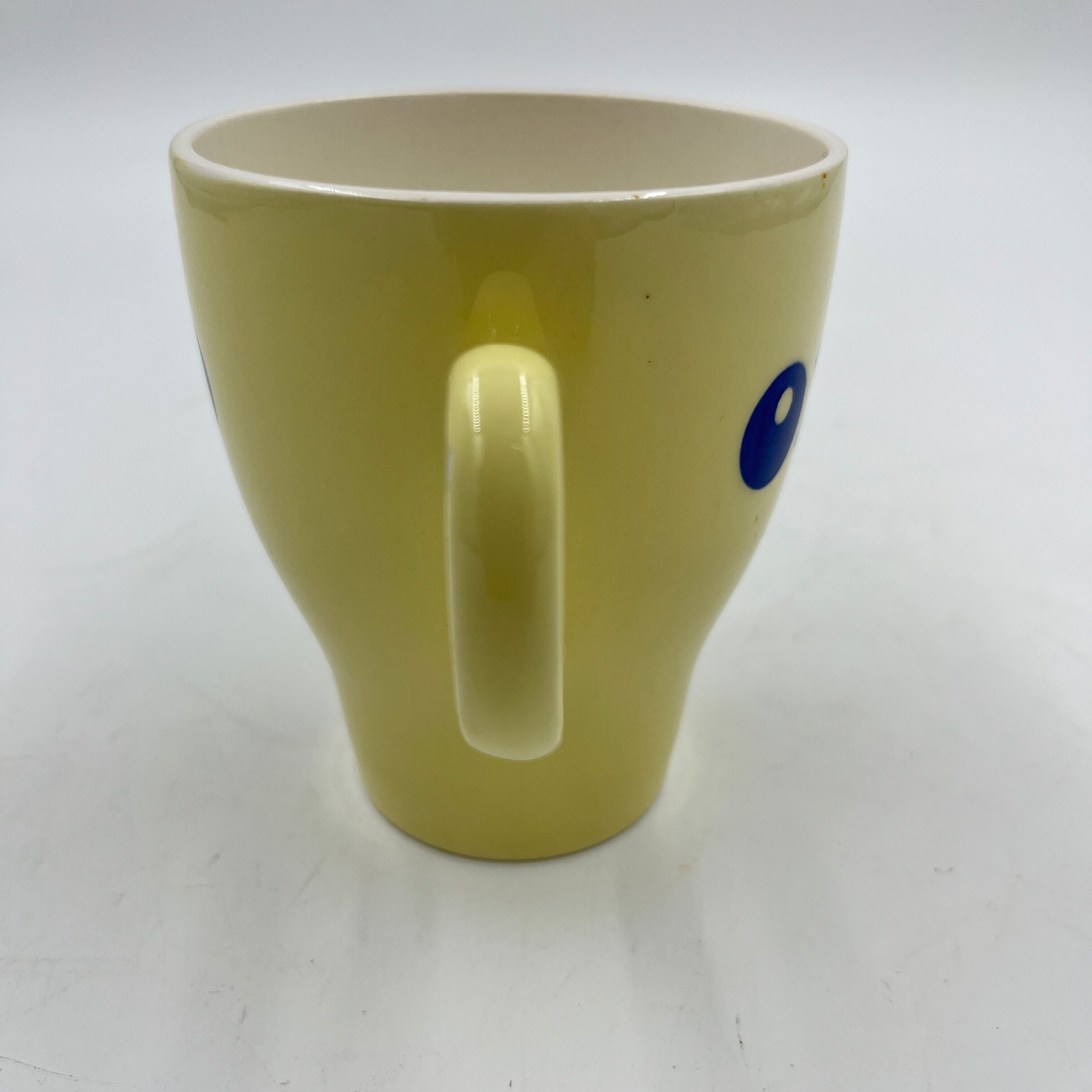 Pale yellow oxo mug