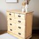 Commode anglaise antique en pin massif
