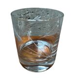 Set of six whiskey glasses
