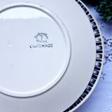 Set of 5 Badonviller Cathage dessert plates