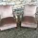 Paire de fauteuils art déco