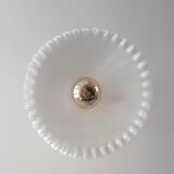 White opaline hanging lamp