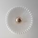 White opaline hanging lamp