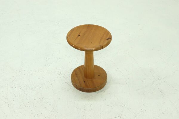 Tabouret en pin de Rainer Daumiller pour Hirtshals Savværk, Danemark 1970