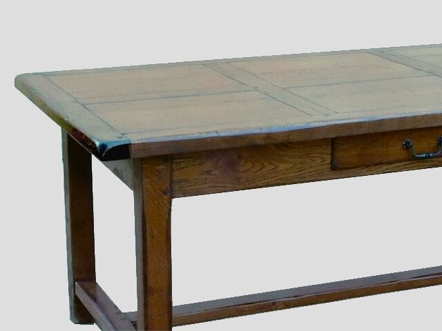 Massive old chene farm table