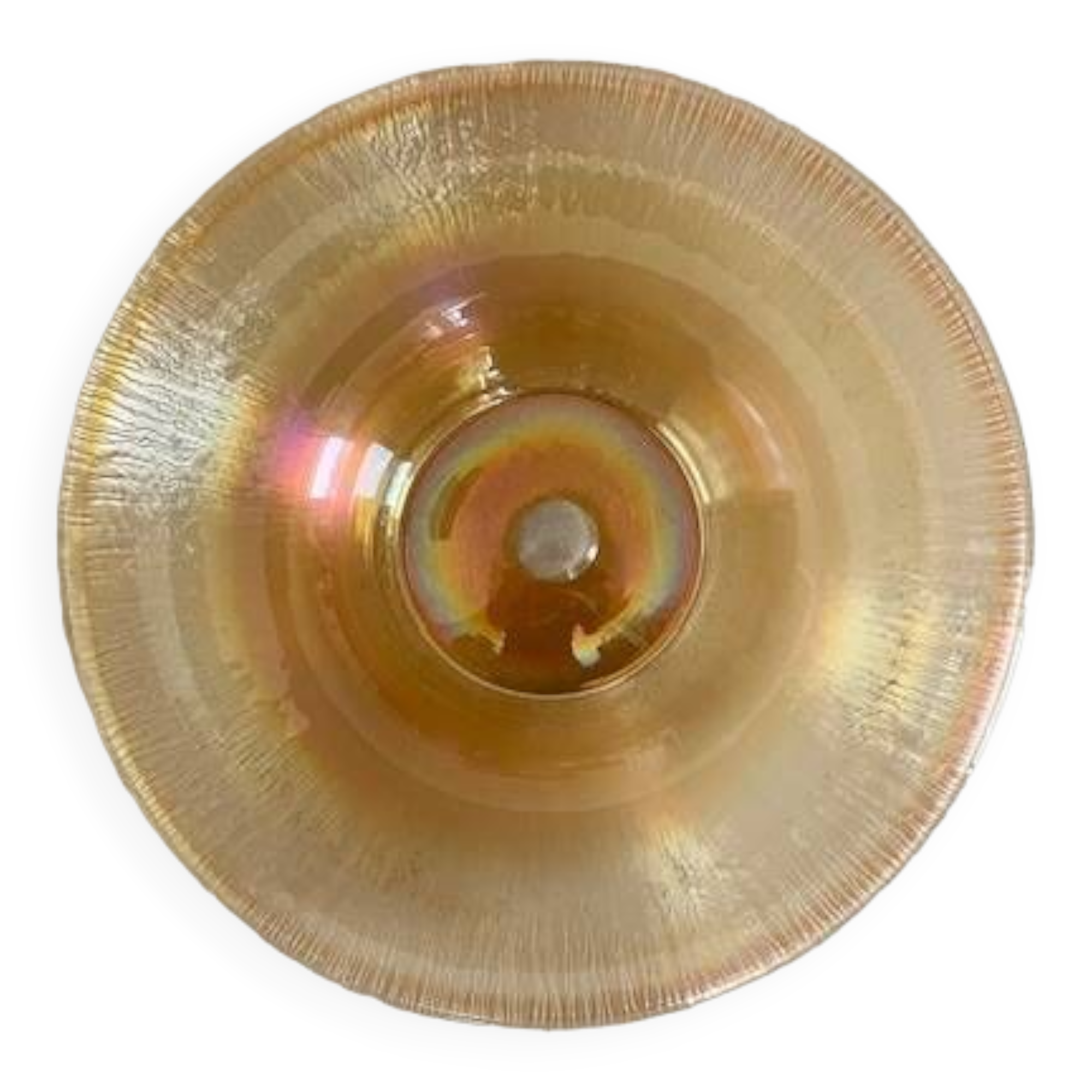 Iridescent glass bowl, Myra, WMF