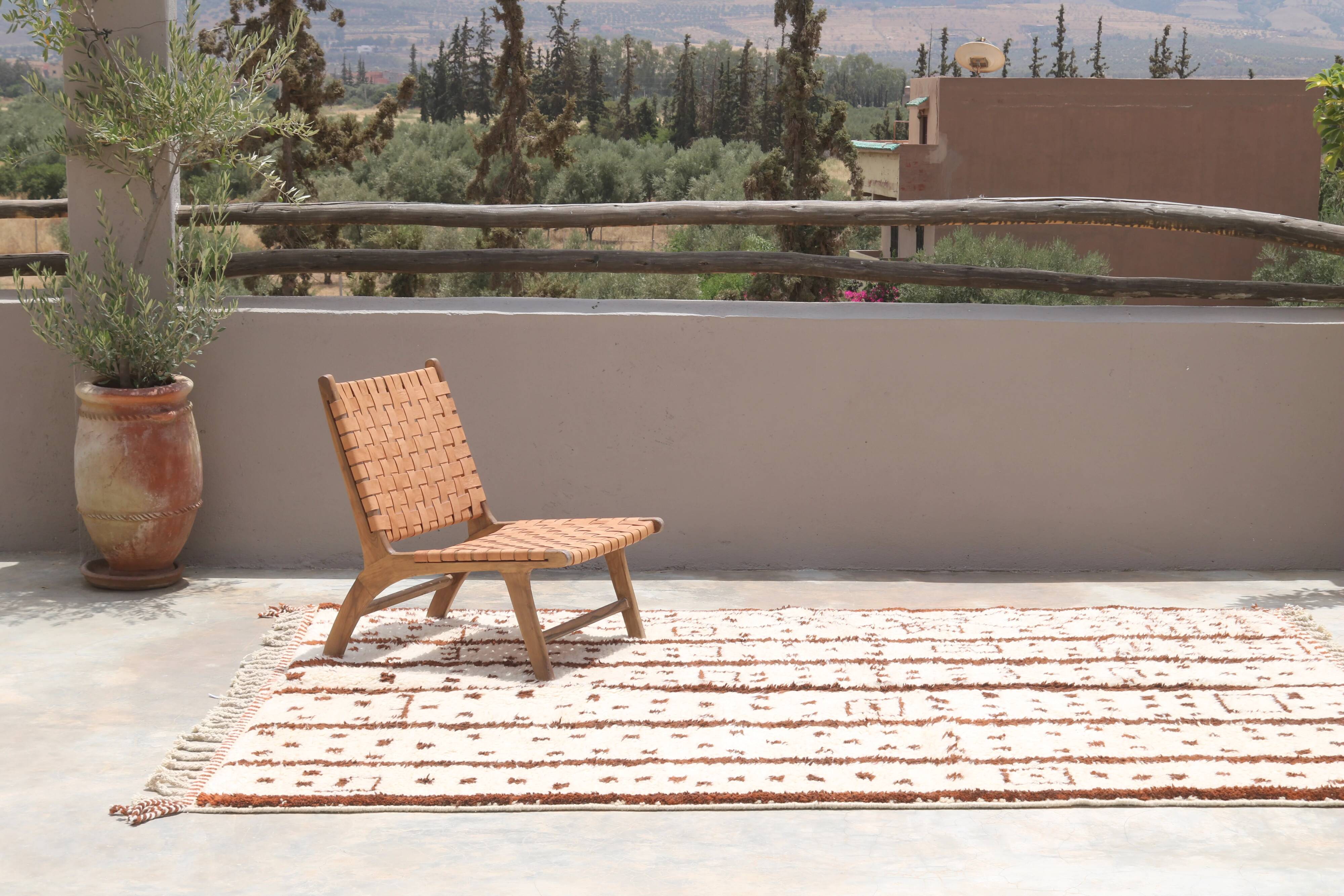 Large handmade colourful rug, 295 x 205 cm - G1035