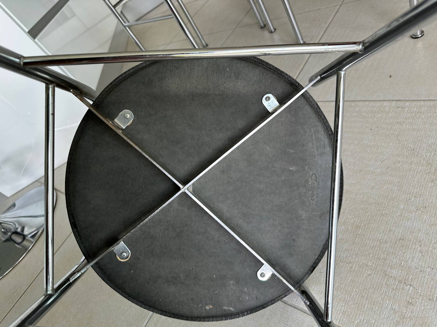 4 chairs signed calligaris