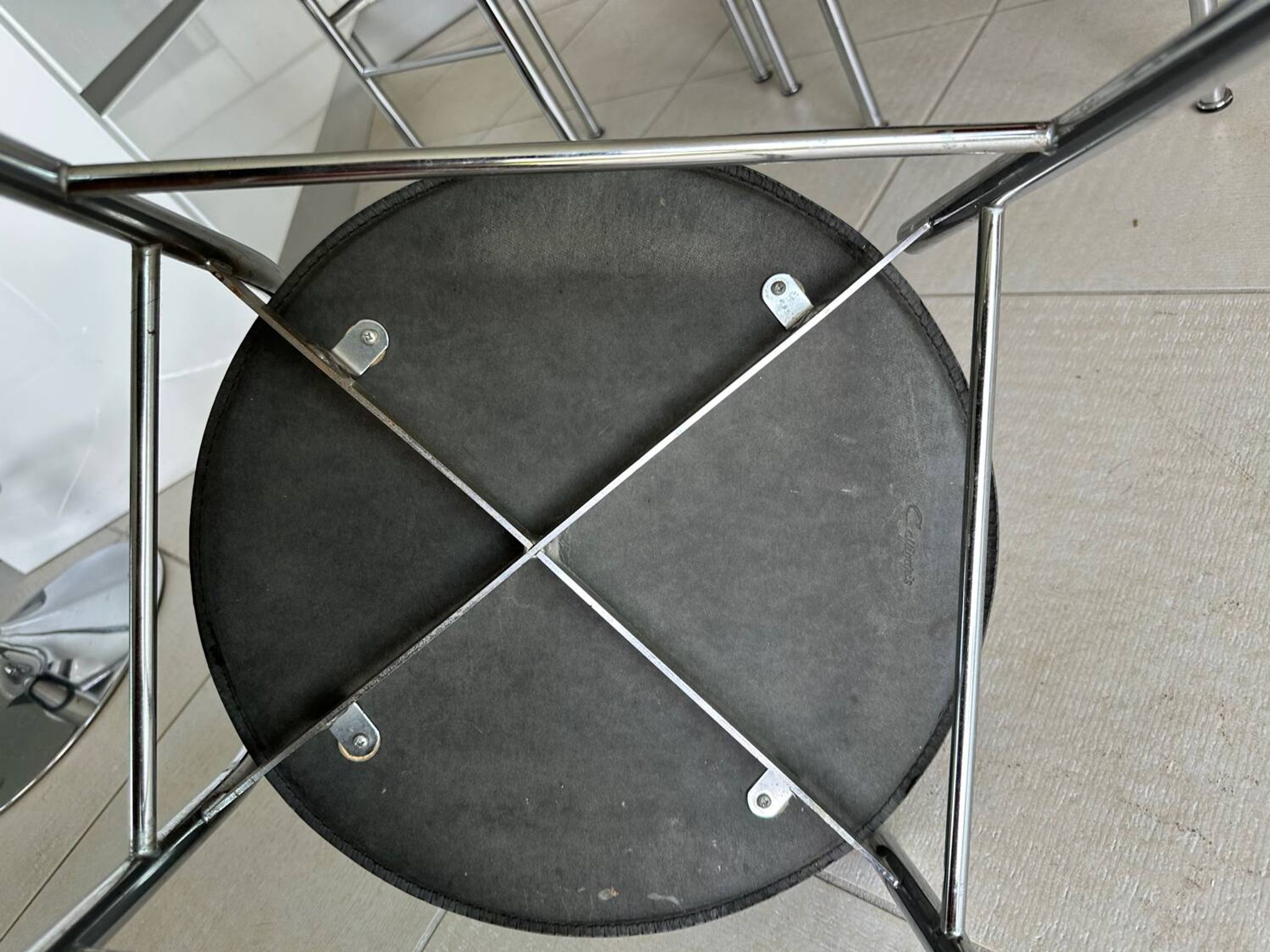 4 chairs signed calligaris
