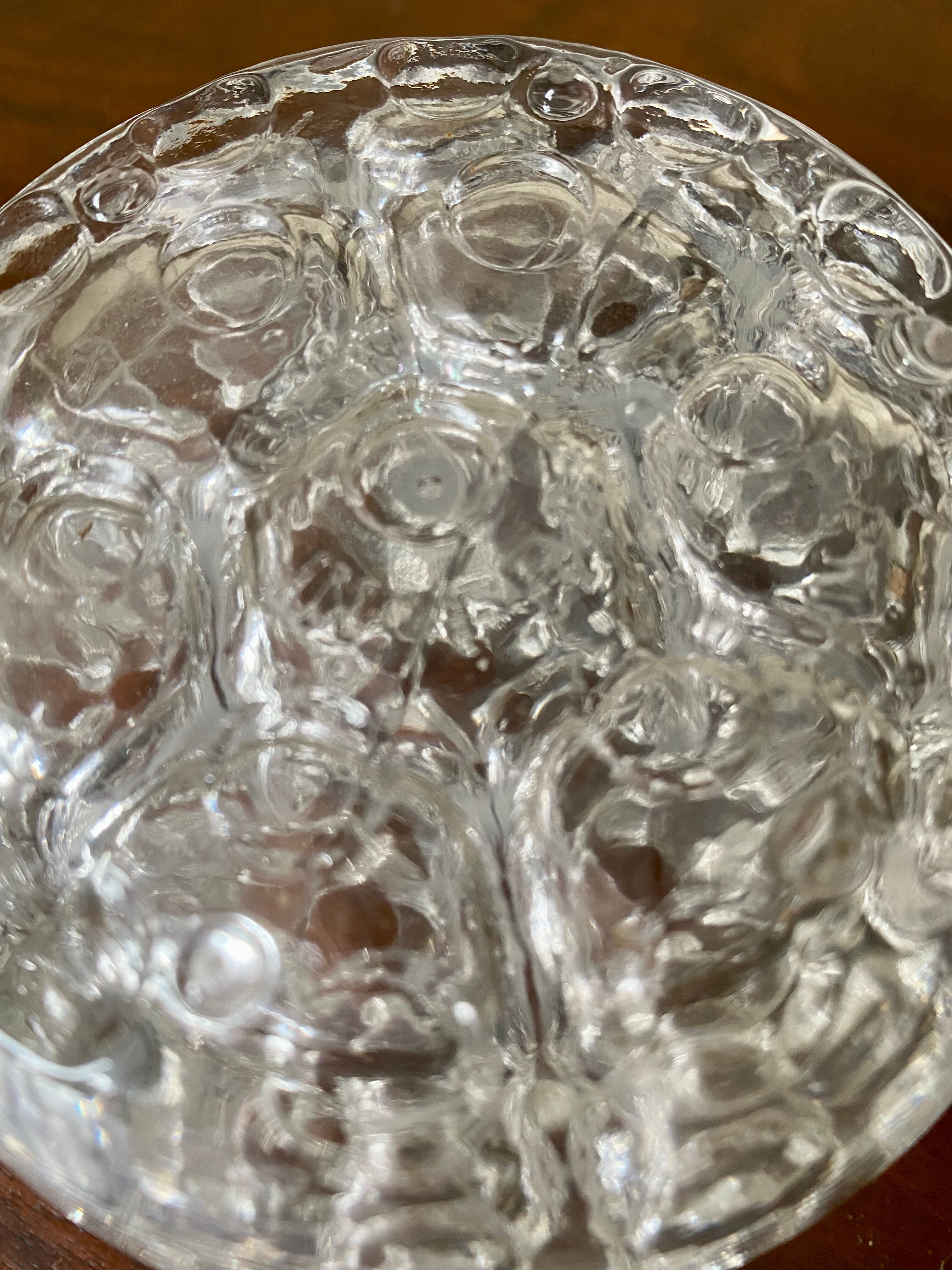 Ancient glass flower spade