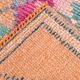 2x12 Rug For Kitchen Orange Herki Vintage Runner Rug, 73x369Cm