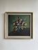 Vintage Original Framed Oil on Wooden Background Artwort