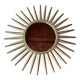 Old chaty vallauris sun mirror brass - 45 cm