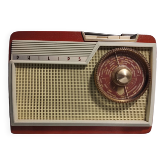 Ancienne radio philips annees 50 a piles