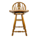 Vintage wooden bar chair, 1992
