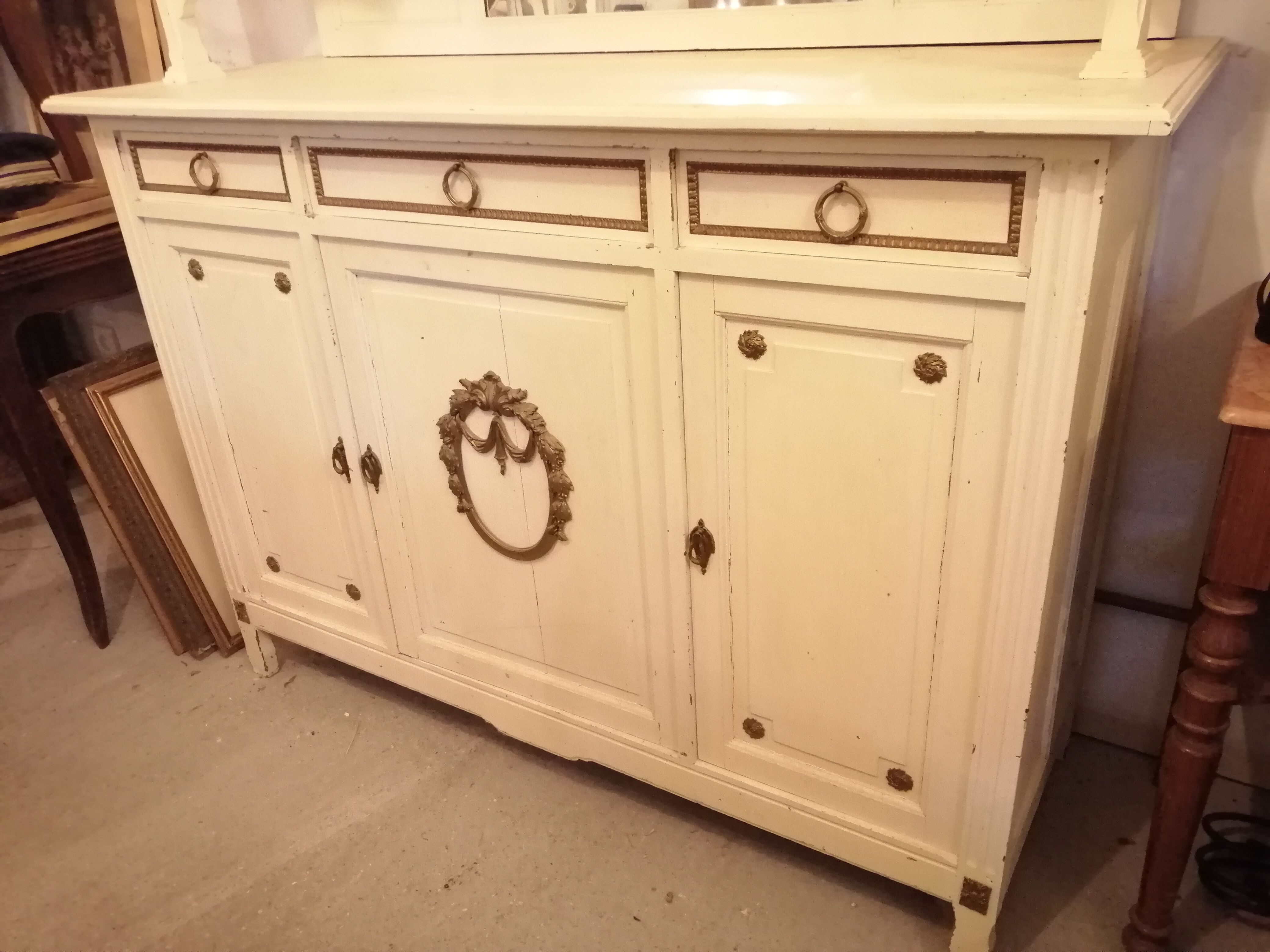 Two-body glass-body art nouveau style