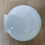 Opaline globe ceiling lamp