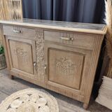 Buffet bas chêne massif