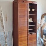 Meuble de métier - classeur à rideau double - vintage