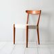 1960s Vintage Scandinavian Teak Chair with Curved Back