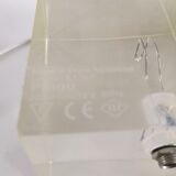 Cube lamp in plexi Plugg design Habitat 2000s