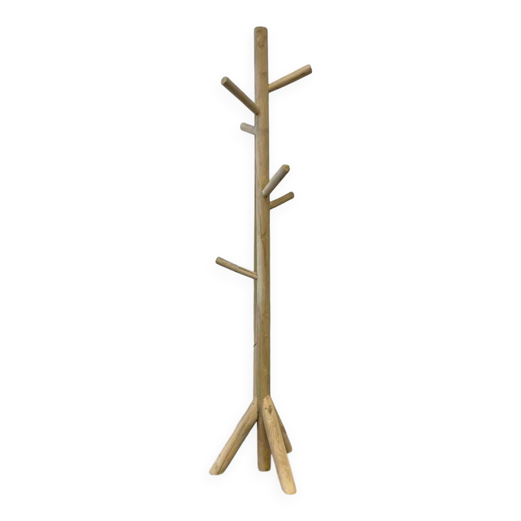 Bohemian coat rack / wooden coat rack