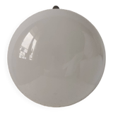Applique murale demi-sphère en opaline blanche