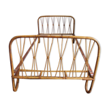 Rattan bed & vintage bamboo