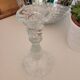 Large moulded glass chandelier