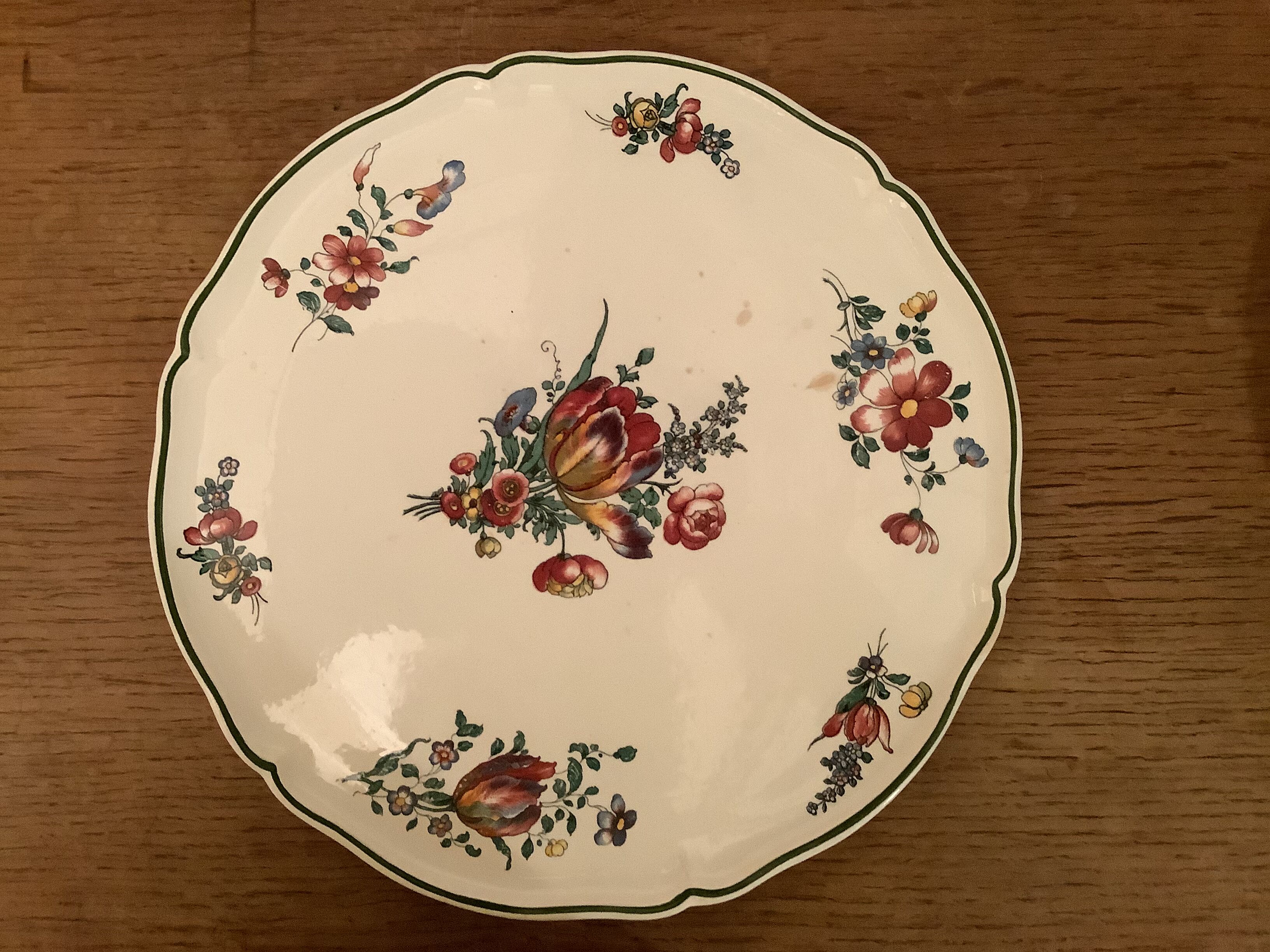 Villeroy and Boch, vintage earthenware round pie dish