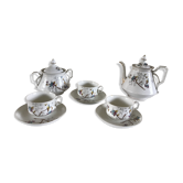 White porcelain tea service