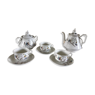 White porcelain tea service