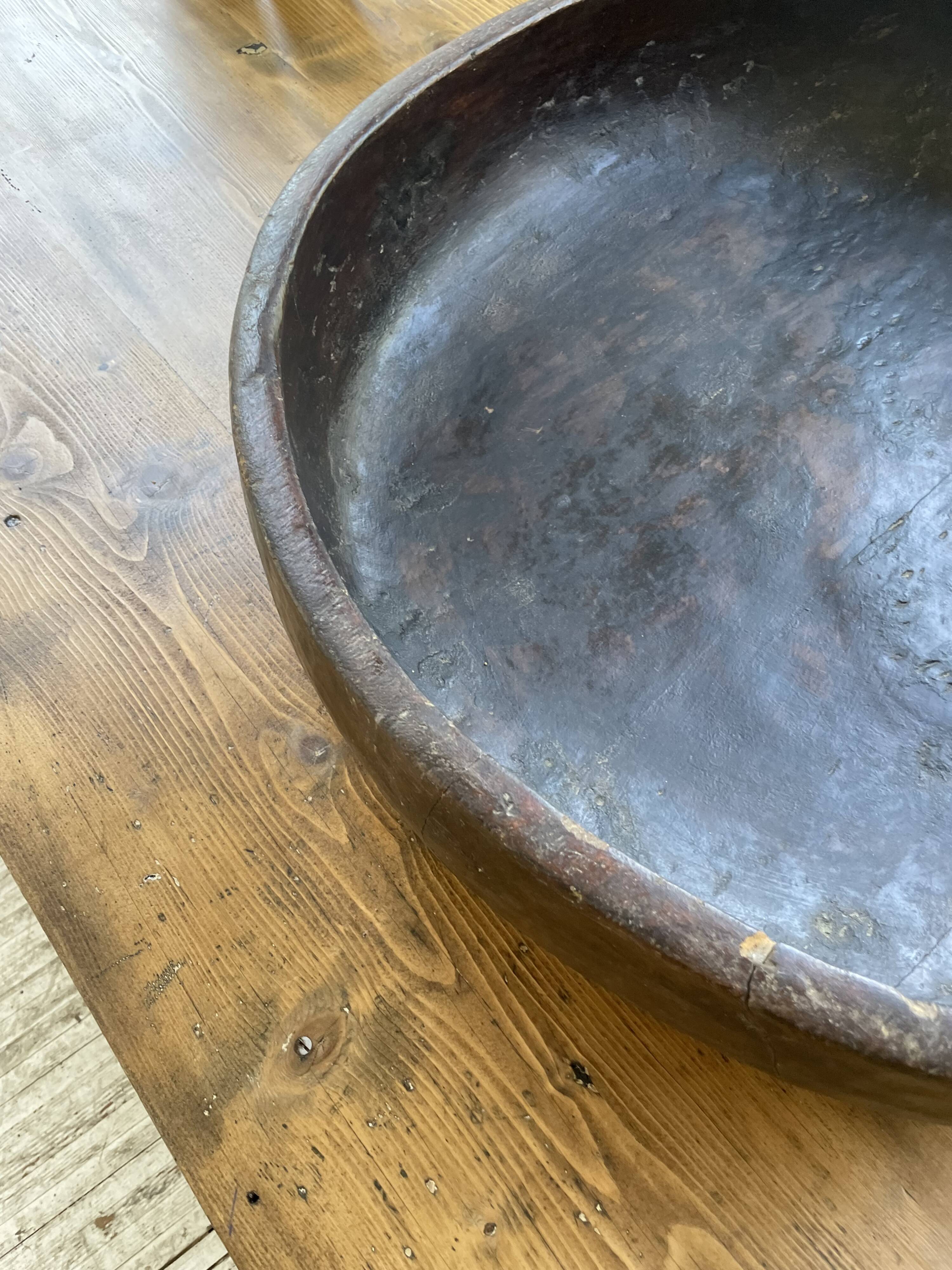Plat en bois berbère XXL