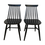 Scandinavian barred chairs