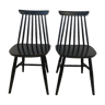 Scandinavian barred chairs