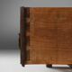 Antique Spanish console table in oak wood, with 2 large drawers from the 18th century.