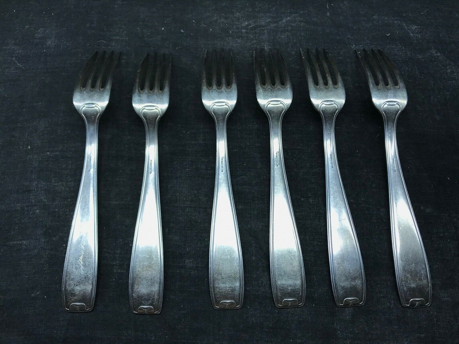 Lot de 12 couverts en métal argenté Deetjen 100