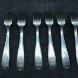 Lot of 12 cutlery in silver metal Deetjen 100