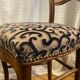 Chaises Louis Philippe en noyer époque XIXe, tapissées à neuf