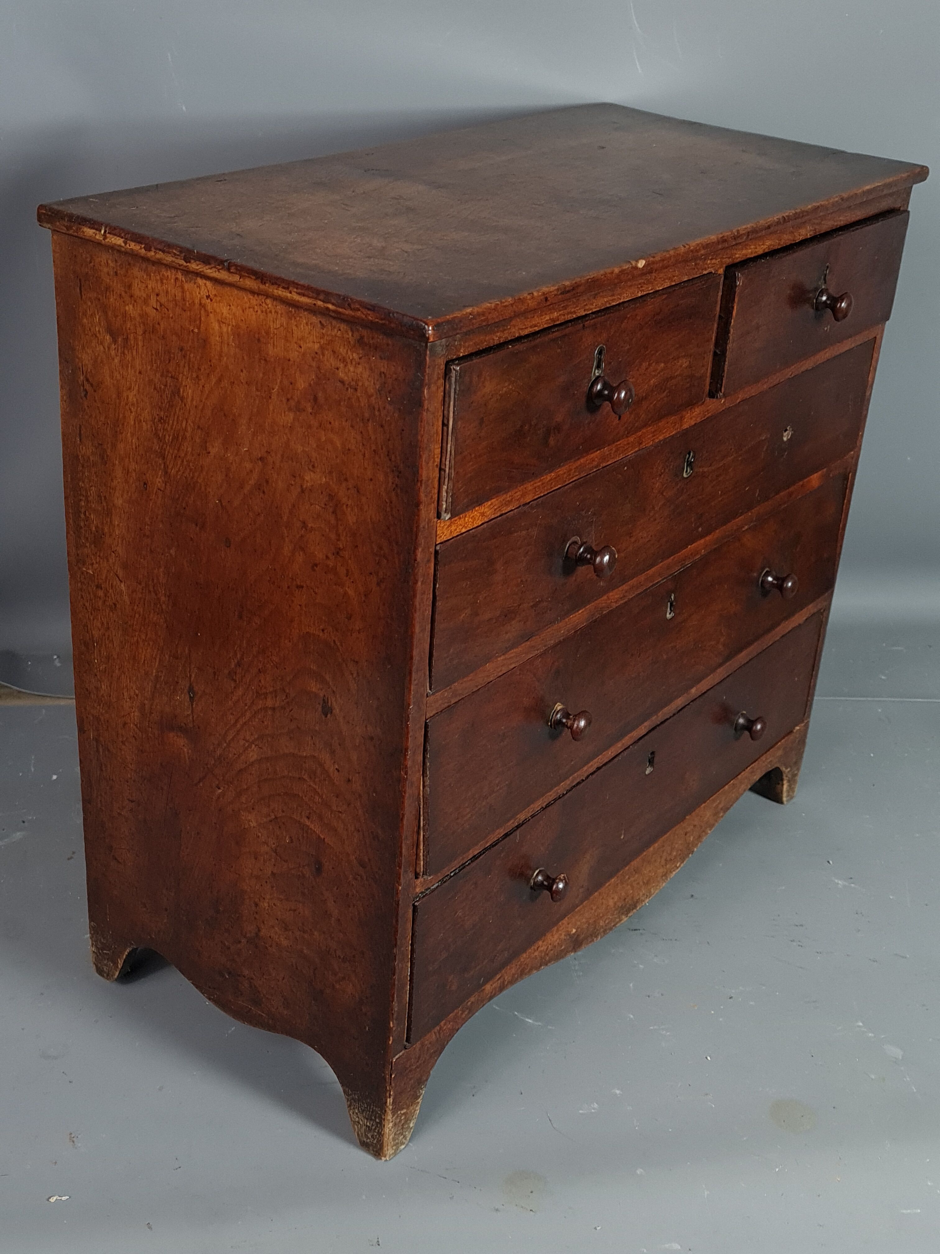 Old drawer box sewing storage Around 1900