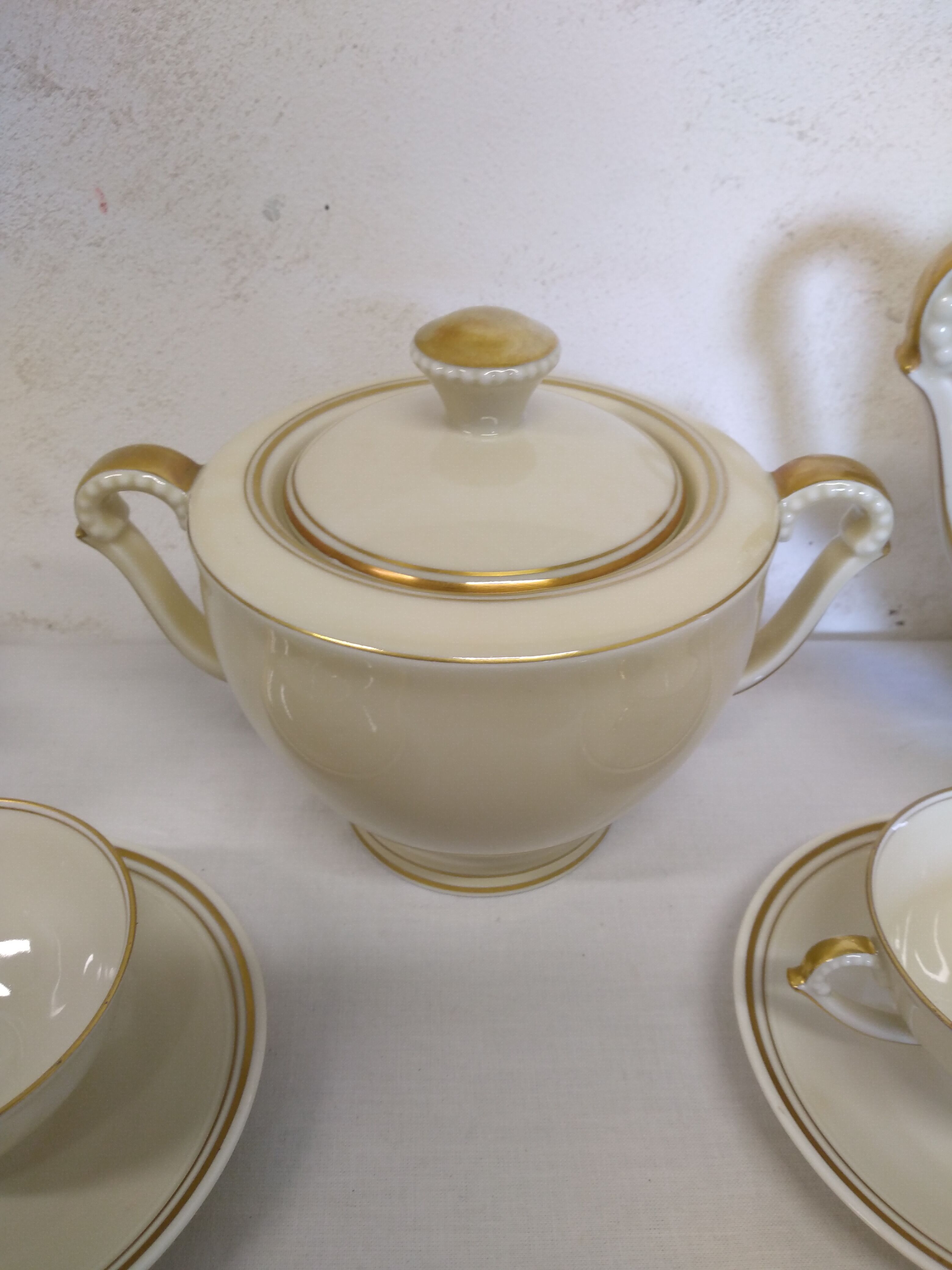 Limoges porcelain coffee set