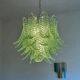 Italian Green Felci Murano Glass Chandelier Green by Simoeng for Simoeng